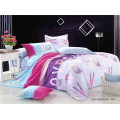 Various printed bed sheet 100% cotton pillowcase duvet cover set